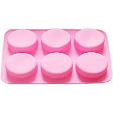 PINK ROUND SOAP MOLD