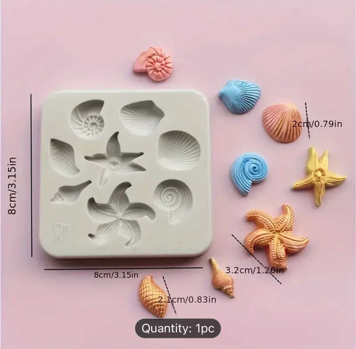 MINI FANCY SILICON SOAP MOLD