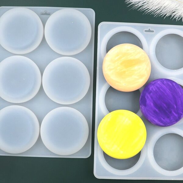 ROUND SILICON SOAP MOLD