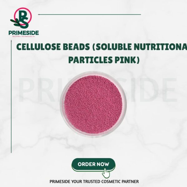 CELLULOSE BEADS (SOLUBLE NUTRITIONAL PARTICLES PINK)